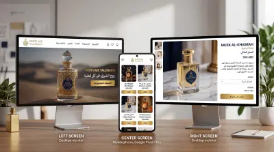 صورة العمل PERFUME TALISMAN — متجر عطور فاخر (Full Stack)