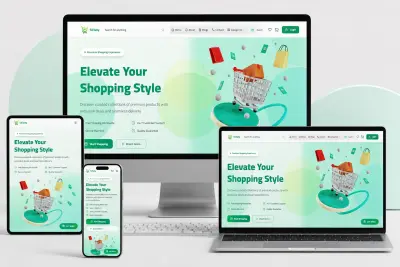 متجر إلكتروني احترافي مع لوحة تحكم كاملة