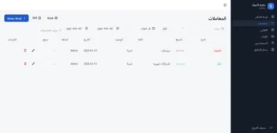 نظام إدارة مالية وتتبع المصروفات مع تقارير ولوحة تحكم متكاملة