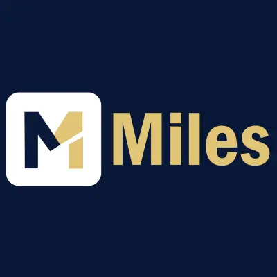 لوغو وادوات مكتبية لشركة Miles للخدمات العامة ( اقامات - تأمين شامل)