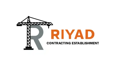 لوغو وادوات مكتب لشركة مقاولات