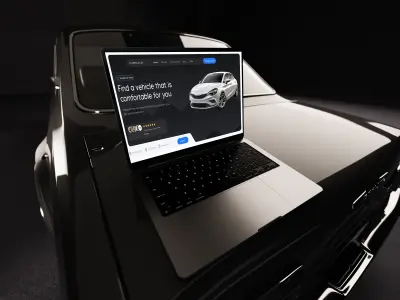 Car rental landing page
