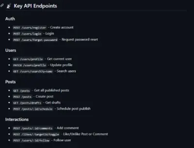 سيرفر Backend احترافي لمنصة تدوين