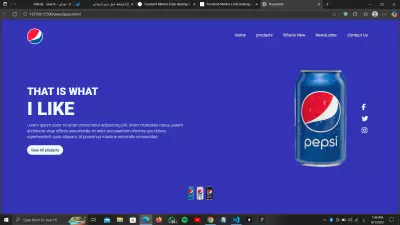 Pepsi Landing Page