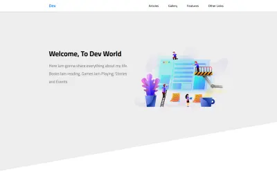 قالب صفحة تسويقية قوية لشركة تطوير برمجي | Portfolio webpage