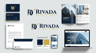 هوية بصرية لشركة ريفادا للتطوير العقاري