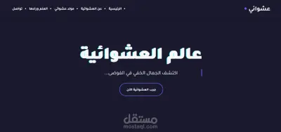 موقع تعليمي (صدفة مُبرمجة - عوالم العشوائية الرقمية)