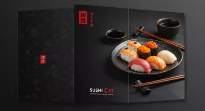بوست شوشيال ميديا لمطعم sushi