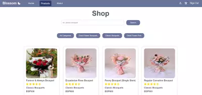e-commerce website