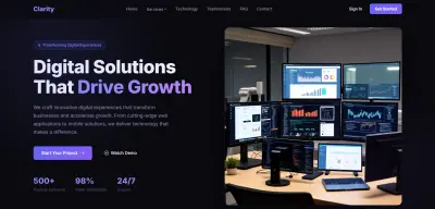 Responsive Digital Agency Landing Page