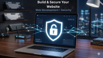 إنشاء موقع ويب احترافي مع تأمينه واختبار حمايته من الاختراق
