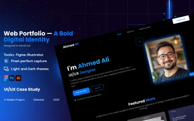 تصميم موقع ويب احترافي UI/UX حديث وجذاب يحقق تجربة مستخدم