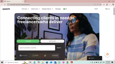 انشاء موقع شبية بموقع Upwork