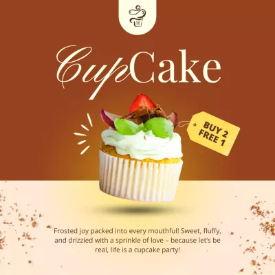 cup cake offer