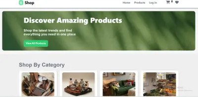 موقع تجارة إلكترونية (E-Shop) متعدد الفئات