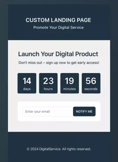 Landing Page)