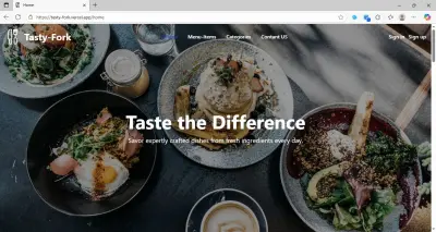 موقع توصيل طلبات طعام e-commerce