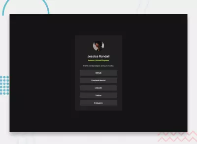 Social links profile