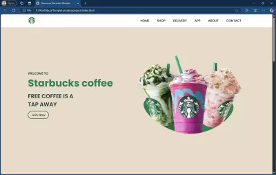 landing page