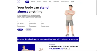 نظام متكامل لإدارة الصالات الرياضية (Gym Management System) باستخدام ASP.NET Core