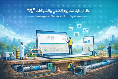 نظام إدارة مشاريع الصرف الصحي والشبكات - Sewage & Network Info System