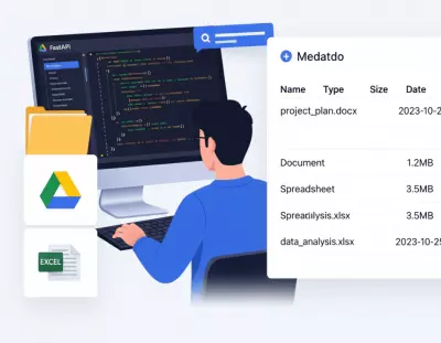 API احترافي لاستخراج بيانات ملفات مجلد Google Drive تفاصيل العمل