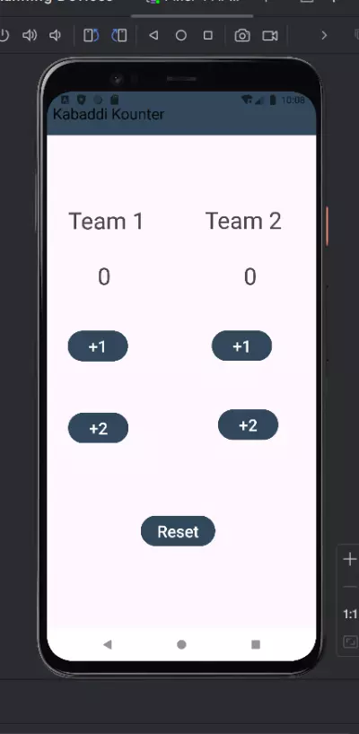 تطبيق "Kabaddi Kounter"