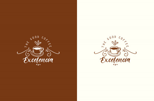 تصميم لوجو كوفي شوب Excelencia