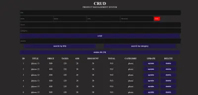 CRUDS Website