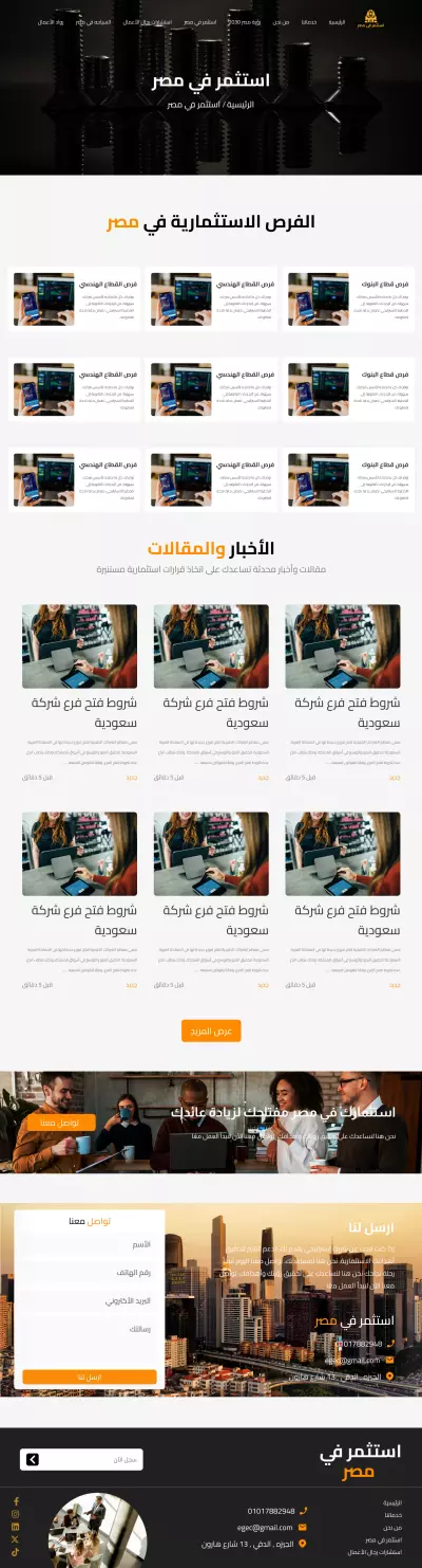 استثمر في مصر