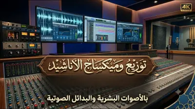 توزيع وميكساج الأناشيد بالأصوات البشرية والبدائل الصوتية