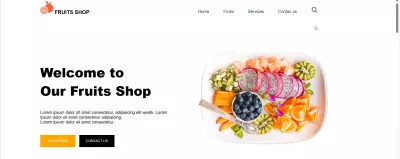متجر الكتروني - Shop fruit system