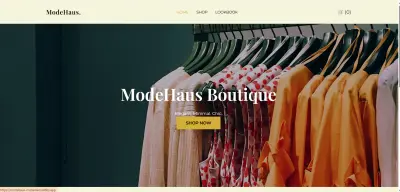 تصميم وتكويد واجهة متجر إلكتروني احترافي (ModeHaus)
