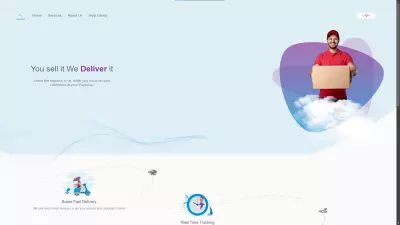 منصة ويب لإدارة خدمات التوصيل