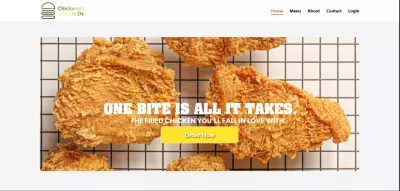 تطوير واجهة موقع مطعم باستخدام Next.js وTailwind CSS