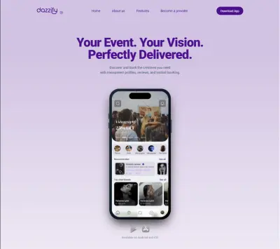 Dazzify Landing Page