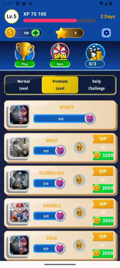 Guess The Words Game