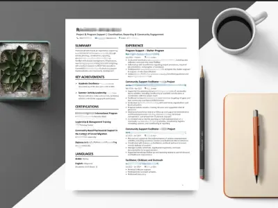 إعداد سيرة ذاتية CV