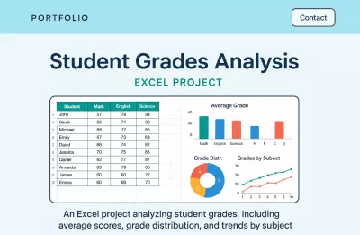Students grades excel