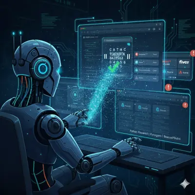 بوت تلغرام (Telegram) لمراقبة آلية وتنبيهات فورية لخدمات الويب المحمية