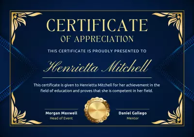 Certificates - شهادات تقدير