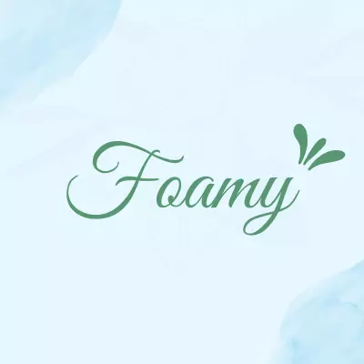تصميم شعار ناعم ومعبر لبراند Foamy المتخصص في منتجات العناية