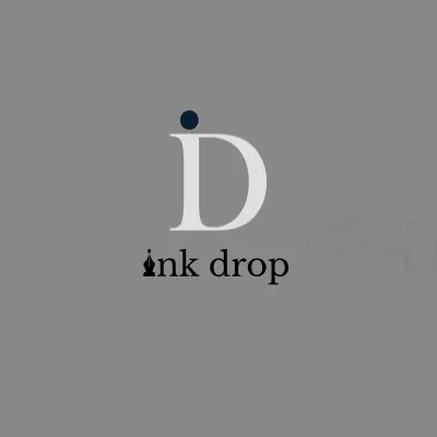تصميم شعار " Inkdrop " – فخامة الحبر في كل تفصيلة