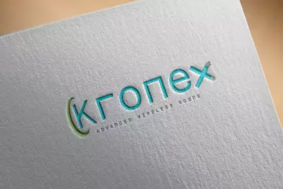تصميم شعار عصري لبراند Kronex لسماعات الأذن