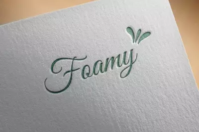 تصميم شعار ناعم ومعبر لبراند Foamy المتخصص في منتجات العناية