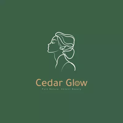 تصميم شعار وهوية بصرية لبراند Cedar Glow