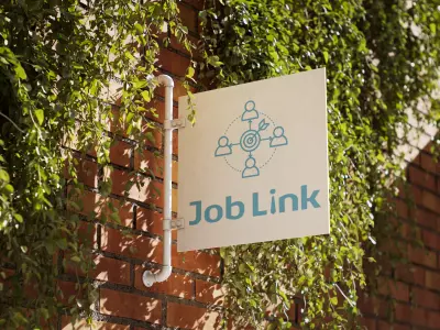Job Link – شعار احترافي مبتكر لشركة توظيف