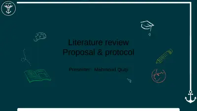 Evidence-Based Research: Literature Review & Protocol Essentials