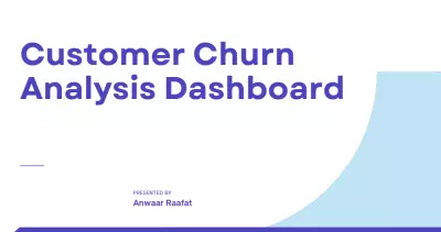 Customer-Churn-Analysis-Dashboard