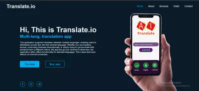 Landing page